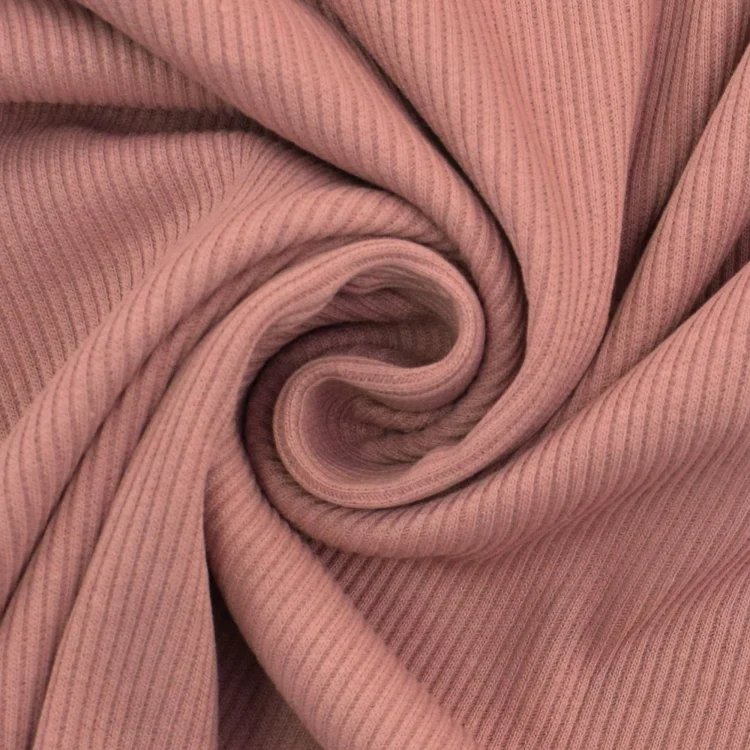Feinrippjersey Emma, altrosa