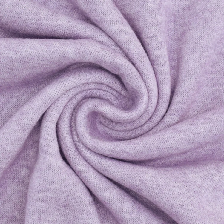 Feinstrickstoff Doubleface Lia Melange, flieder