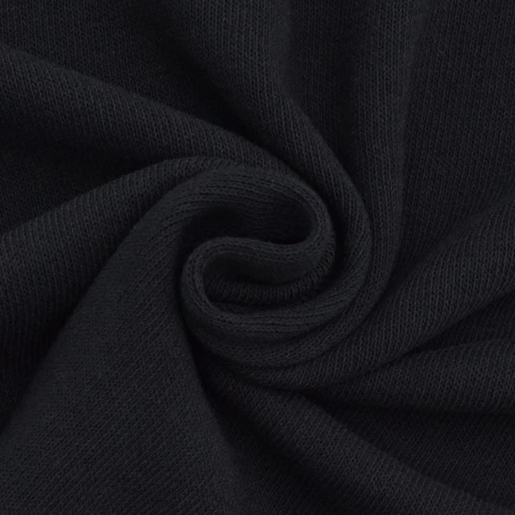 Feinstrickstoff, schwarz