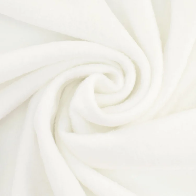 Fleece Antipilling wollweiss