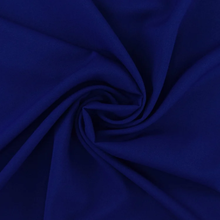 Krepp Georgette Uni, royalblau