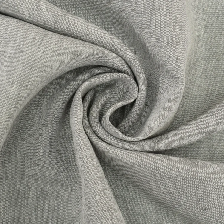 Leinen Melange, grau