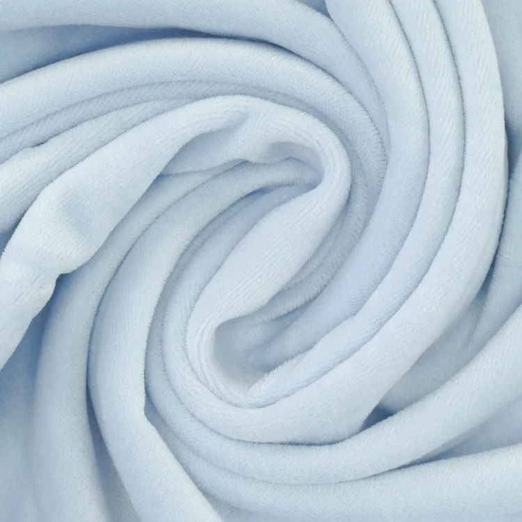 Nickistoff uni, babyblau