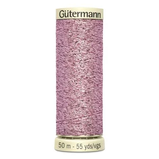 Gütermann Metalleffekt-Faden W 331 - 624 rosa