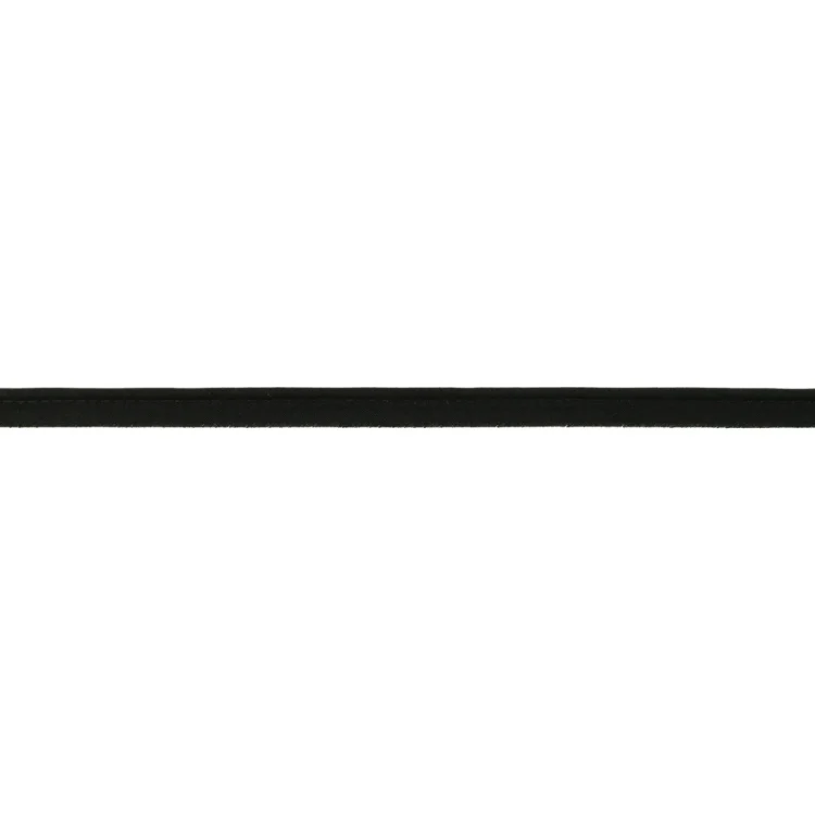 Paspelband Popeline, schwarz