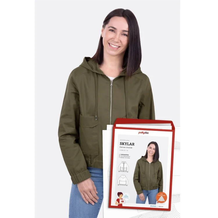 pattydoo Damen Anorak Skylar Papierschnittmuster
