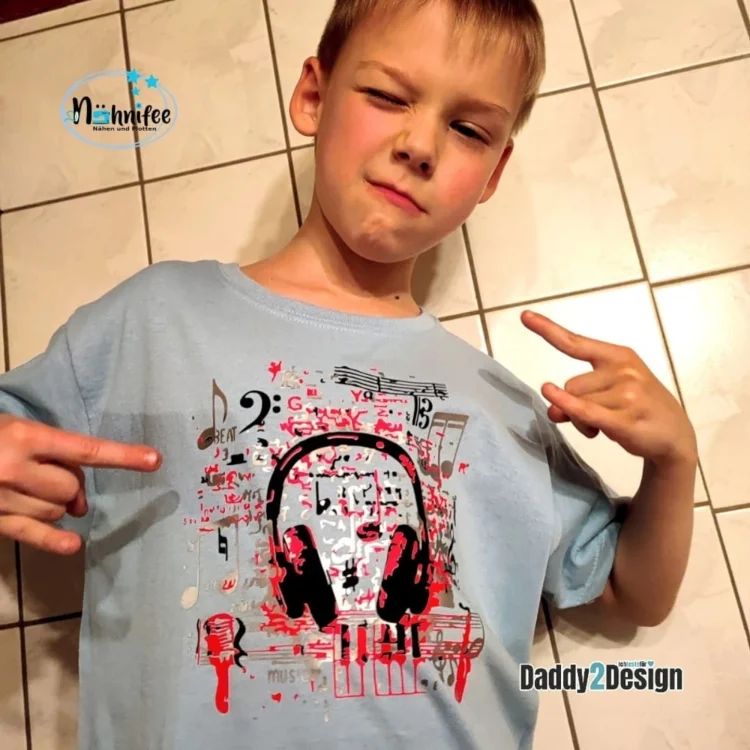 Plotterdatei Daddy2Design Musik Traum