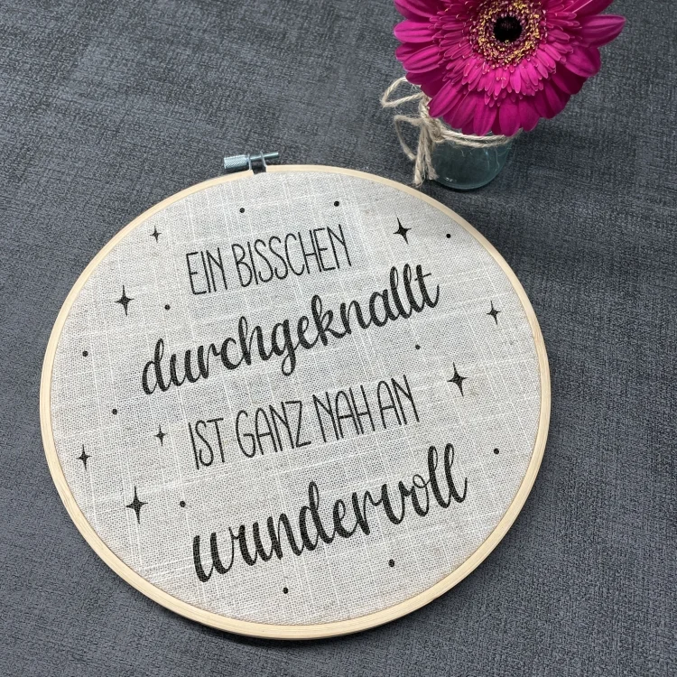 Plotterdatei Selbernähen.net Durchgeknallt und wundervoll