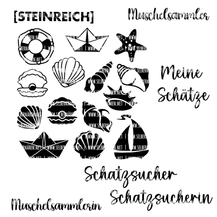 Plotterdatei Selbernähen.net Schatzsucher