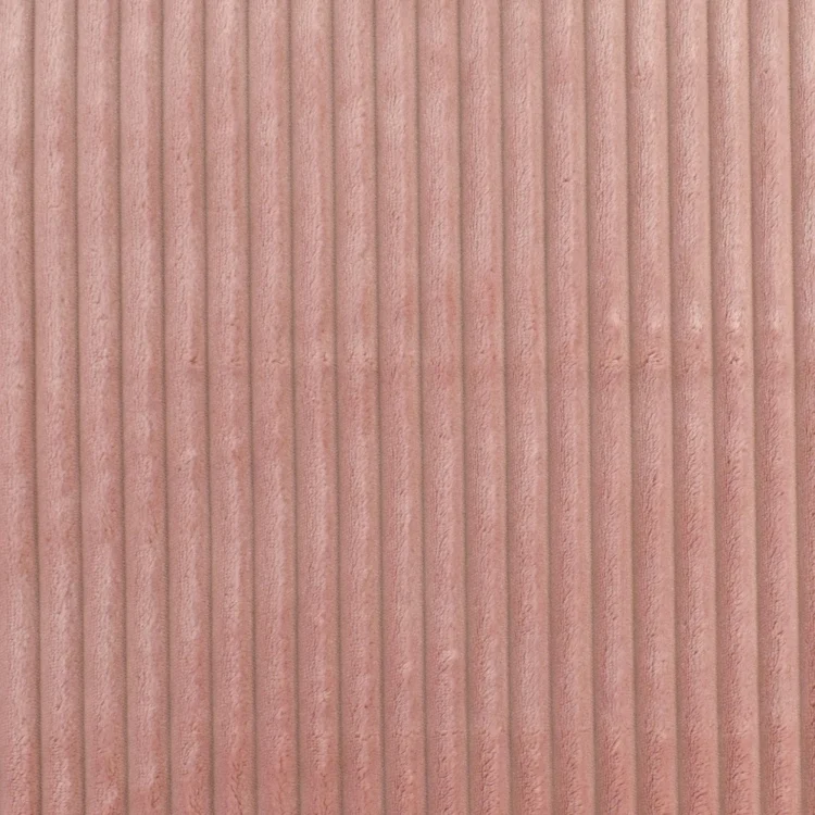 Plüschstoff Stripy, altrosa