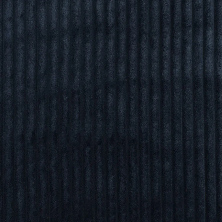 Plüschstoff Stripy, dunkelblau
