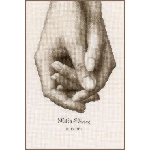 Vervaco - Hochzeit Hand in Hand