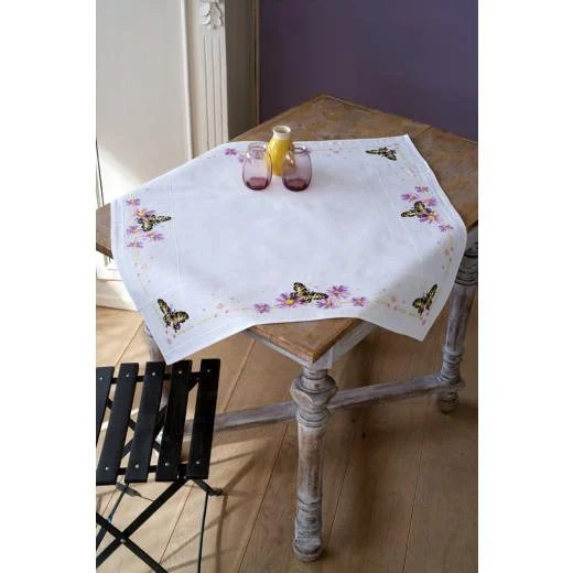 Vervaco - Tischdecke Schmetterlinge