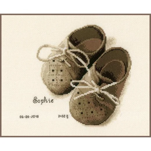 Vervaco - Geburtsbild Erste Schuhe