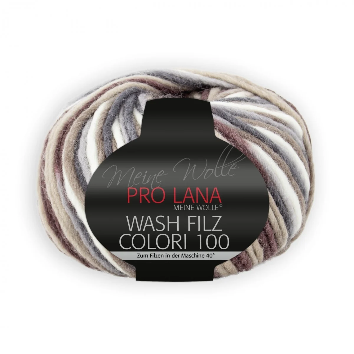 WASH-FILZ COLORI 100 - BEIGE/ BRAUN (707)