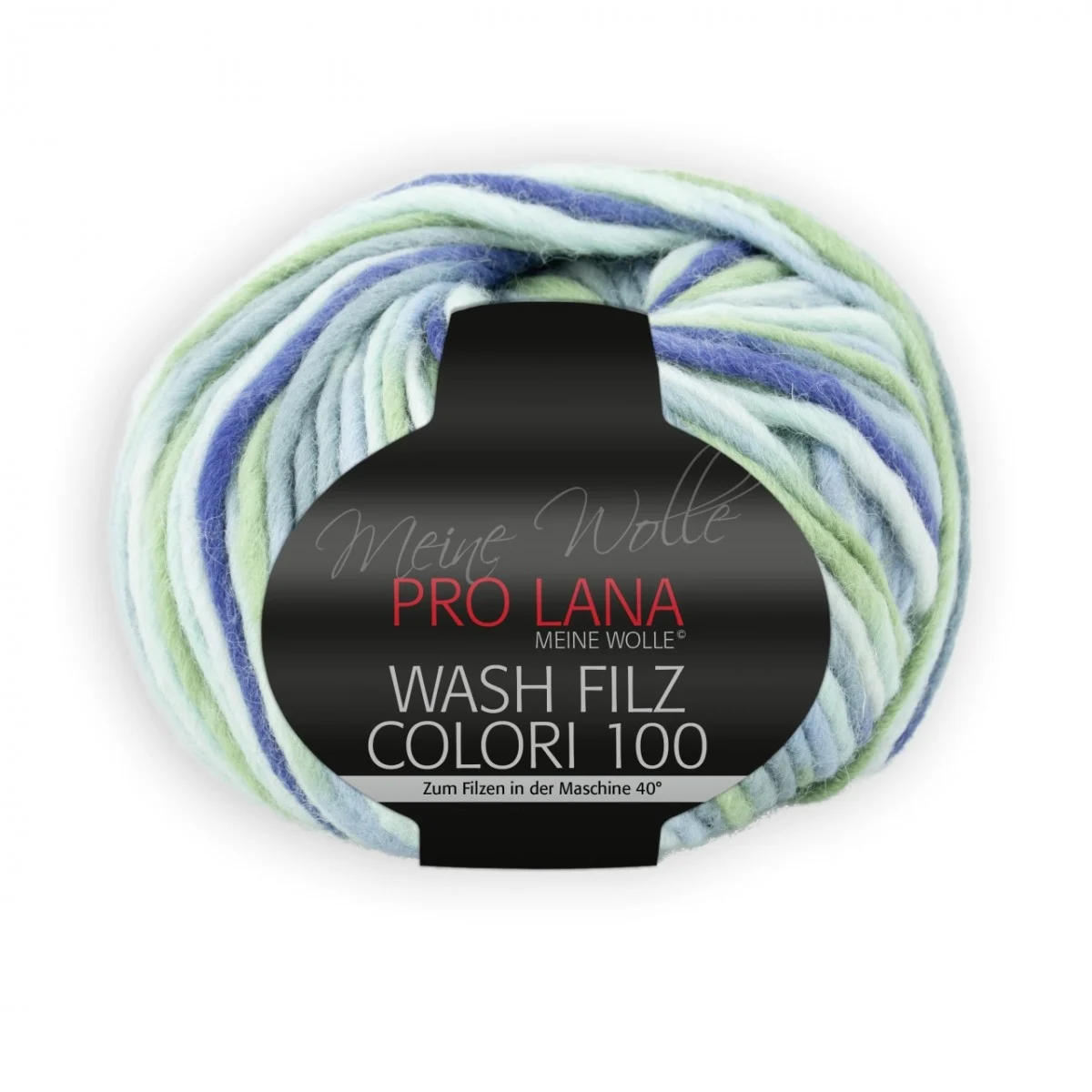WASH-FILZ COLORI 100 - MINT/ JEANS (709)