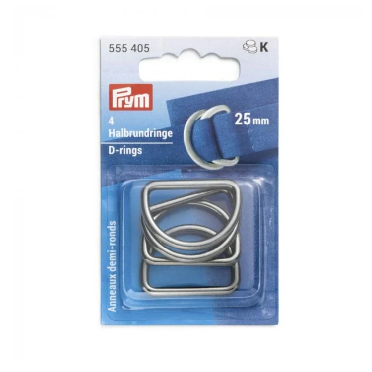 Prym D-Ringe 25 mm, gunmetal