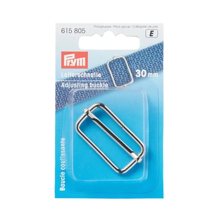 Prym Leiterschnalle, Gurtversteller 30mm, silber