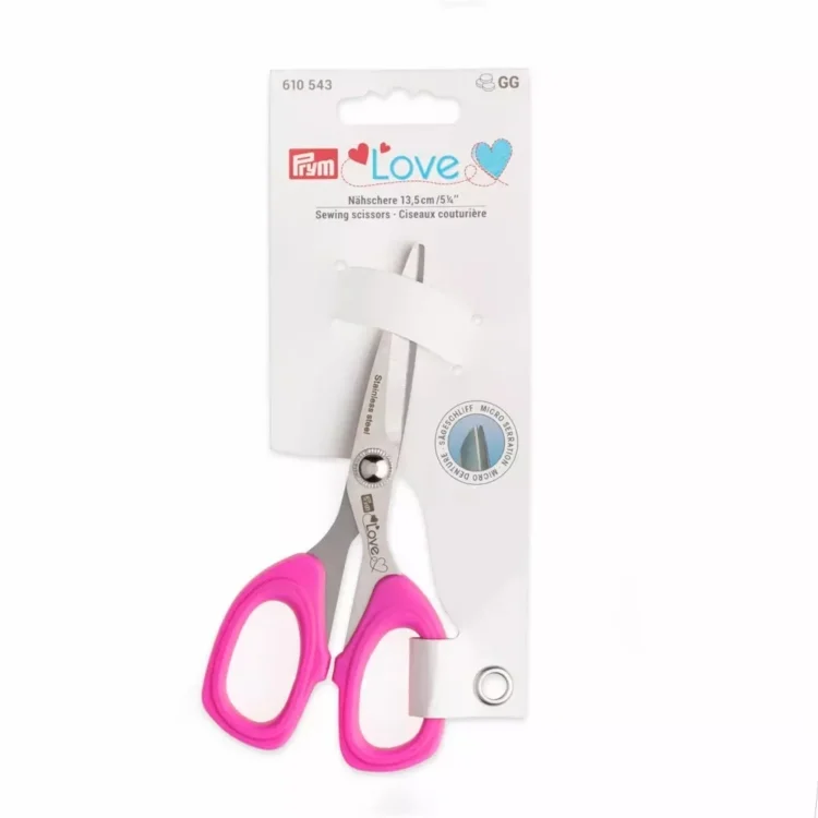 Prym Love Nähschere 13,5 cm, pink
