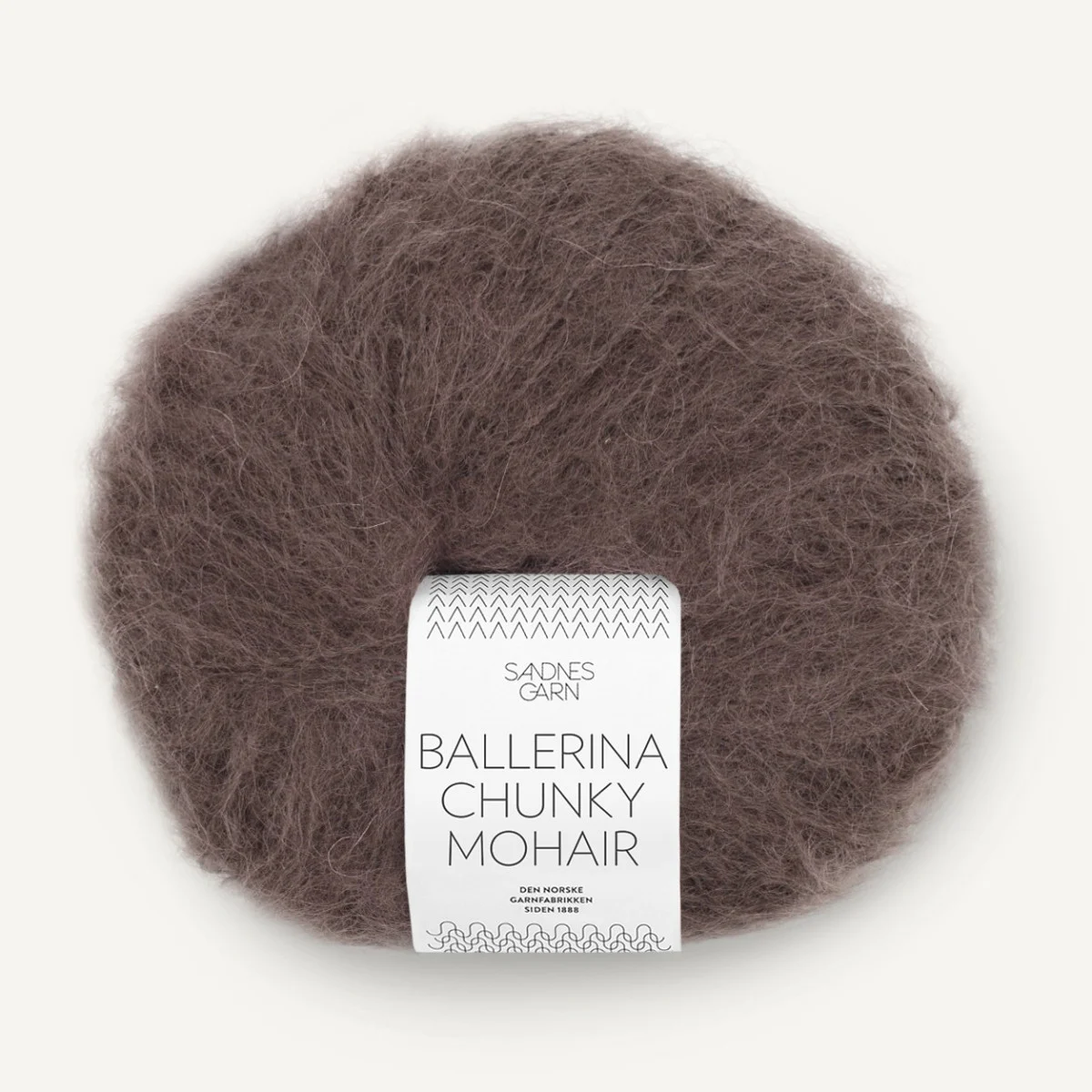 BALLERINA CHUNKY MOHAIR - MØRK SJOKOLADE (3880)