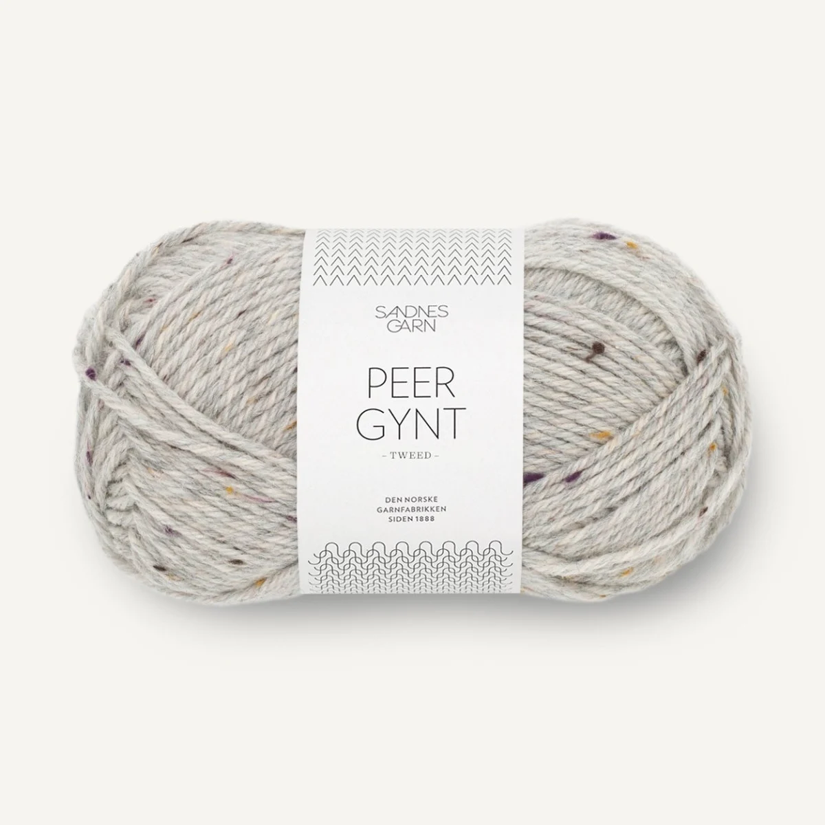 PEER GYNT - LYS GRÅMELERT LØVFALL TWEED (1035)