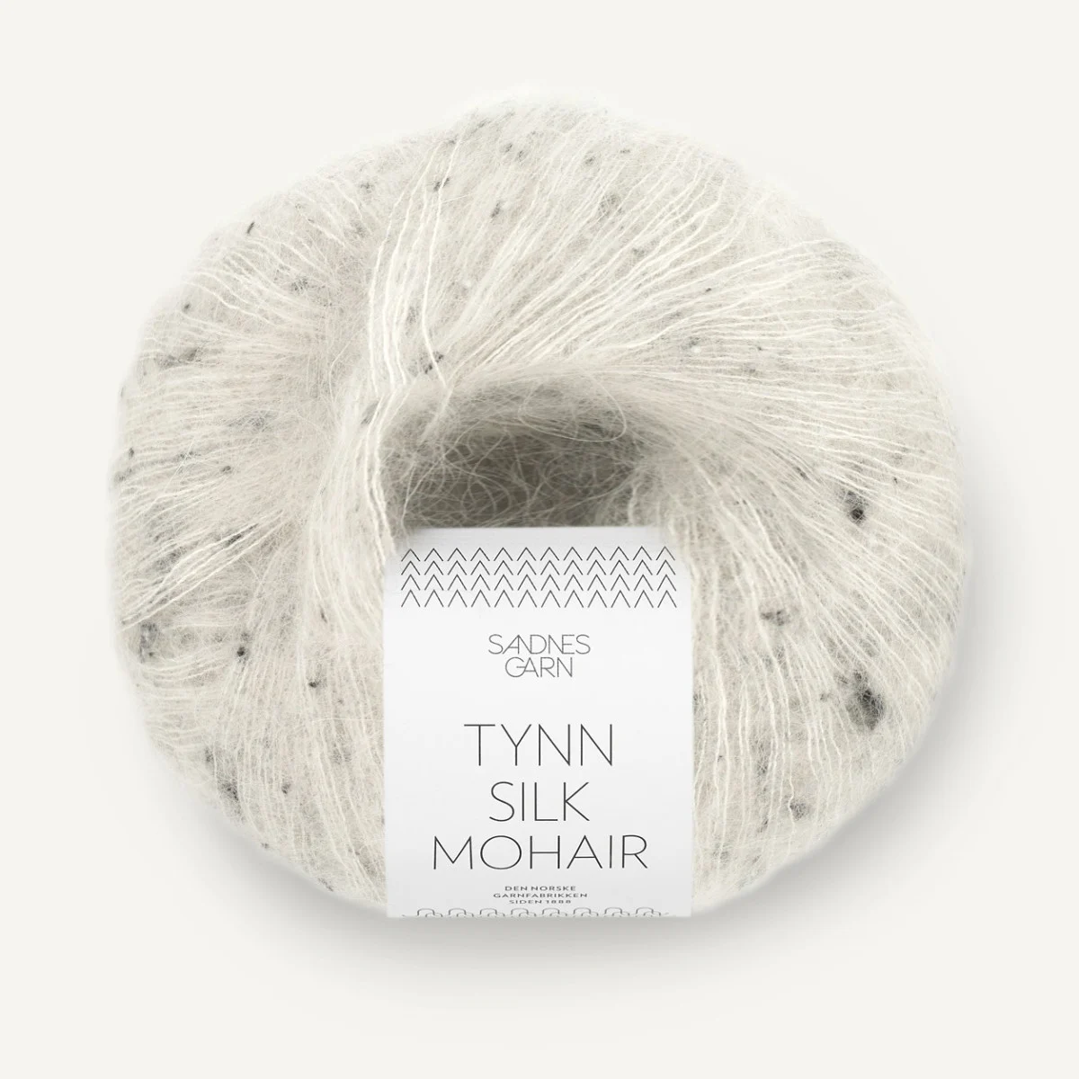 TYNN SILK MOHAIR - SALT'N PEPPER TWEED (1199)