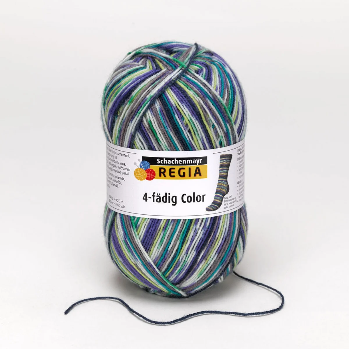 4-FÄDIG COLOR 100g - PFAU (07205)