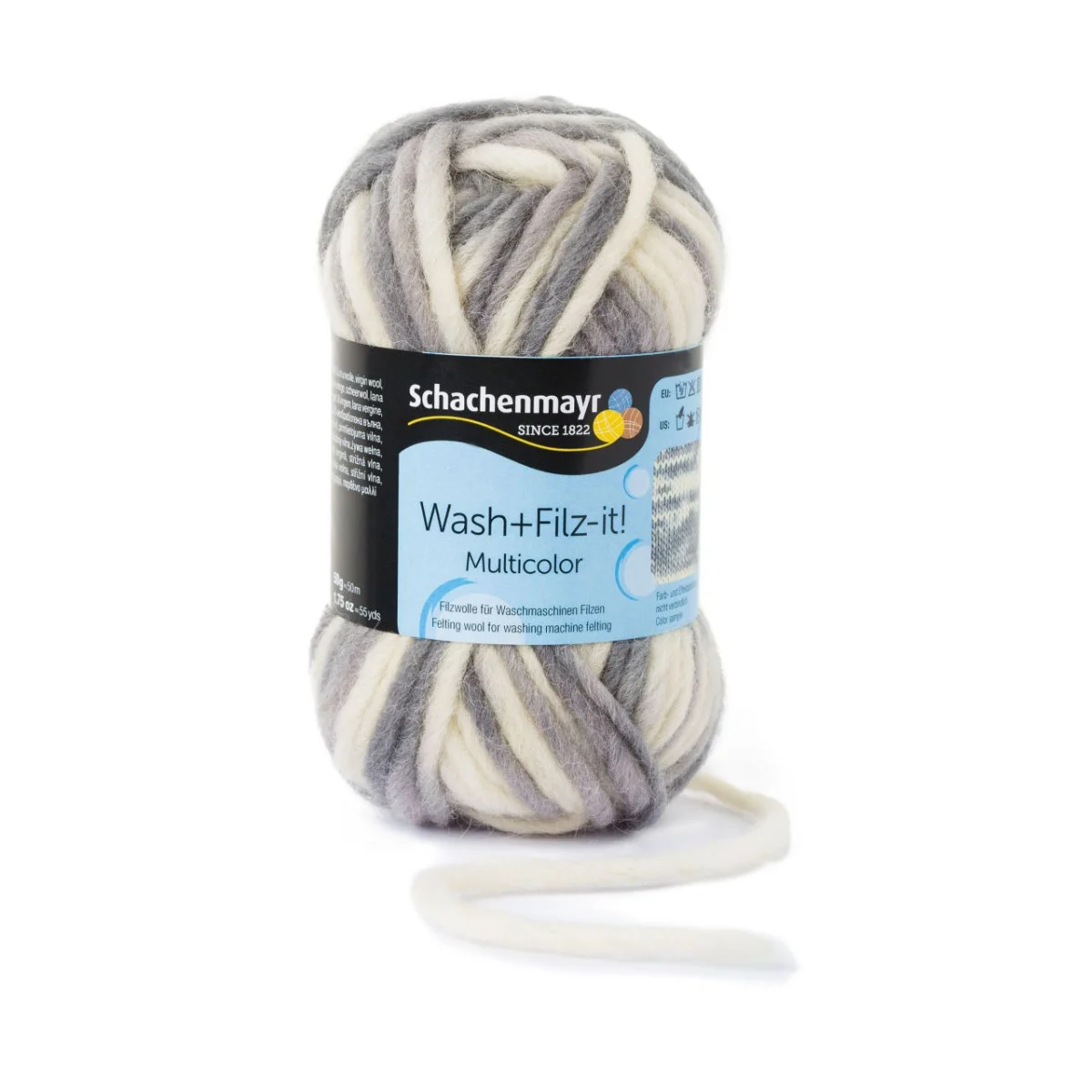 WASH+FILZ-IT! MULTICOLOR - NATUR/ GRAU (00245)