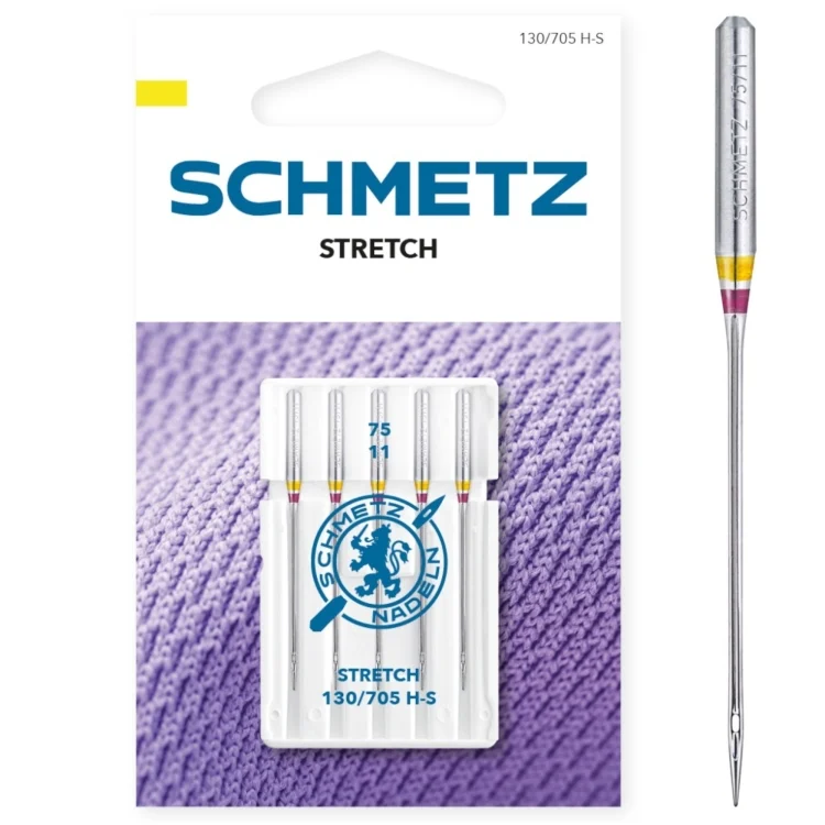Schmetz Nähmaschinennadel 130/705 H-S, Stretch 75