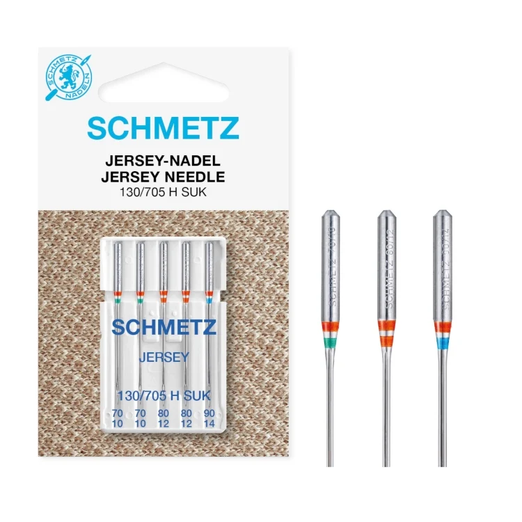 Schmetz Nähmaschinennadeln 130/705, Jersey 70-90