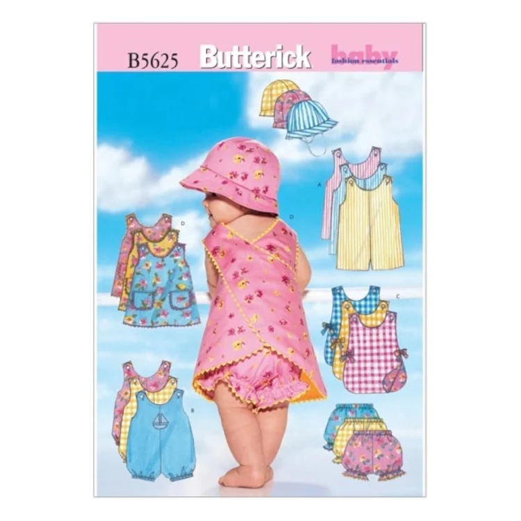 Schnittmuster Butterick 5625 Babyoutfit, 56- 68
