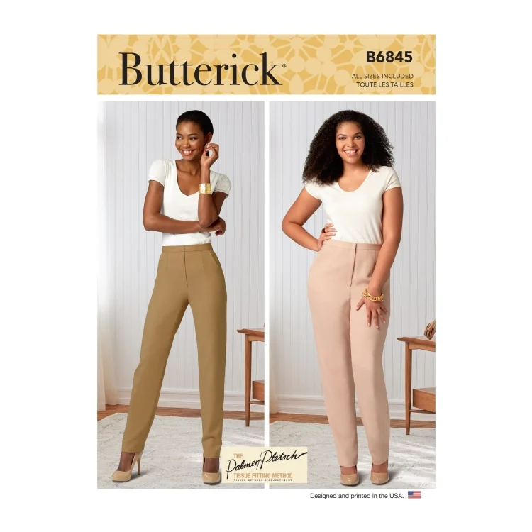 Schnittmuster Butterick Designer Hose 6845