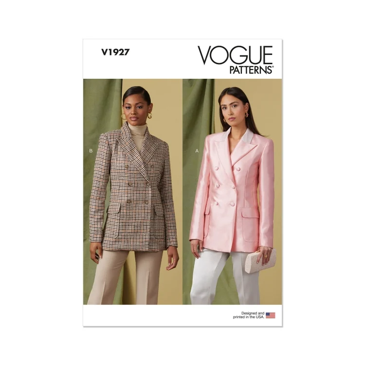 Schnittmuster Vogue 1927 Blazer, Gr. 44-52