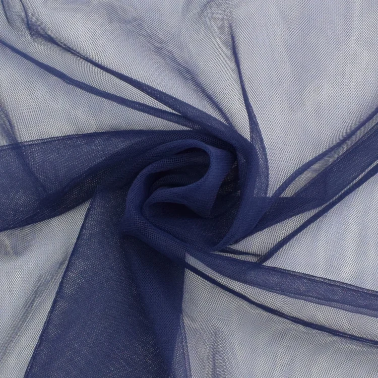 Soft Stretch Tüll, marineblau