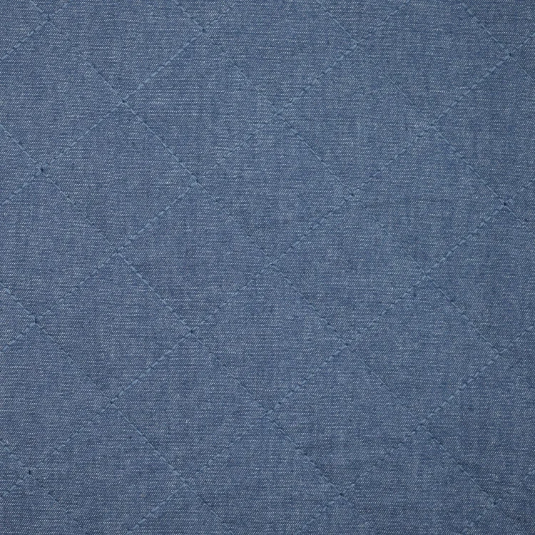 Steppstoff Chambray, jeansblau