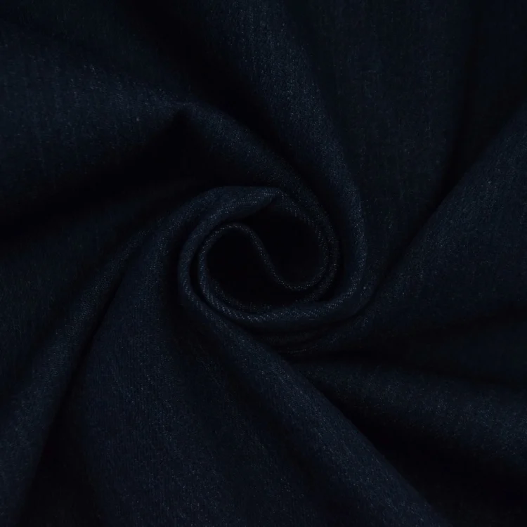 Stretch-Jeansstoff Uni, marine