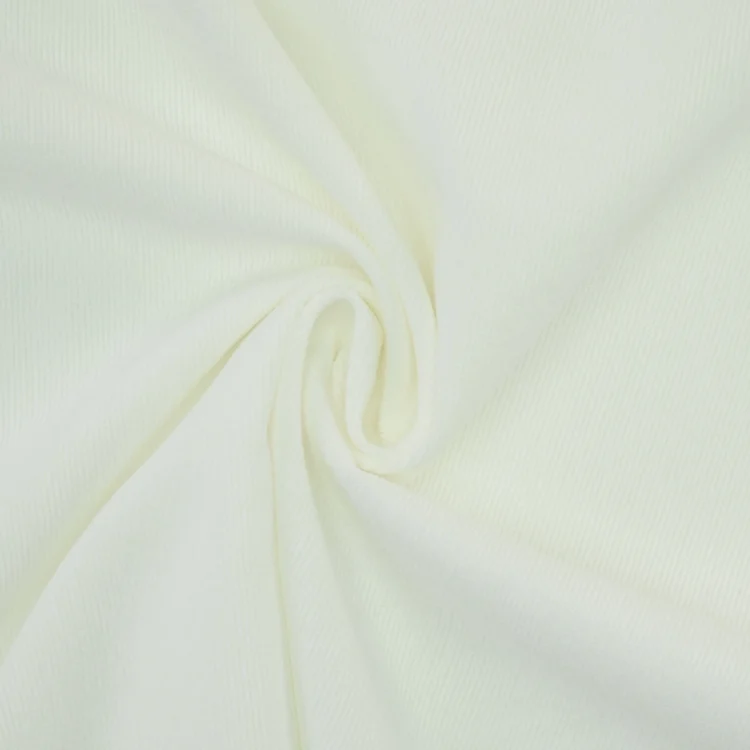 Stretch Poly Feincord, wollweiss