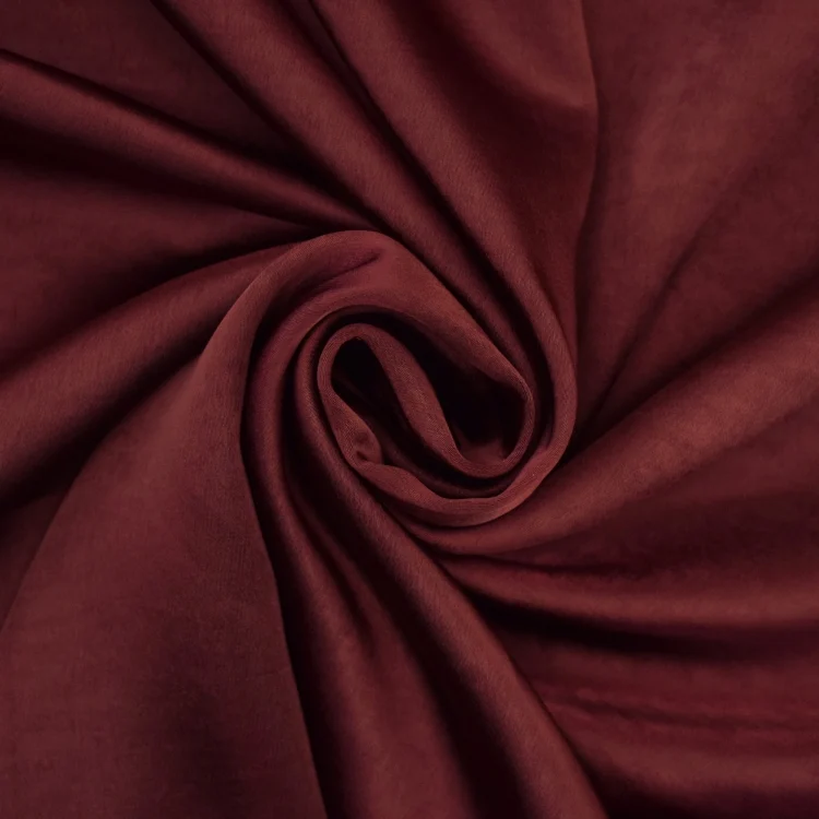 Stretch Satin Uni, bordeaux