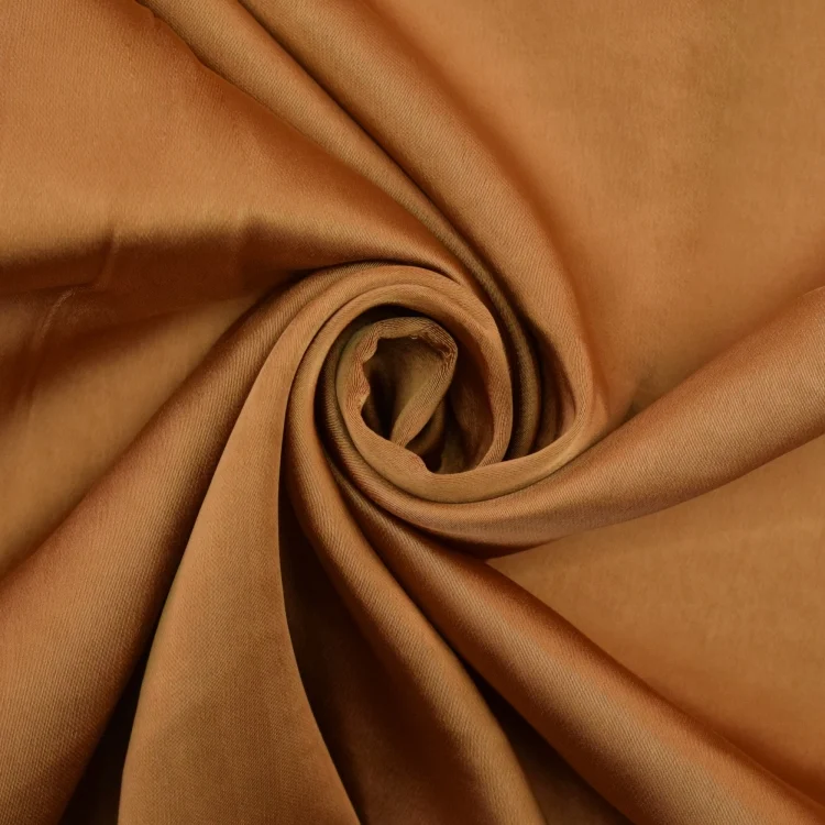 Stretch Satin Uni, camel