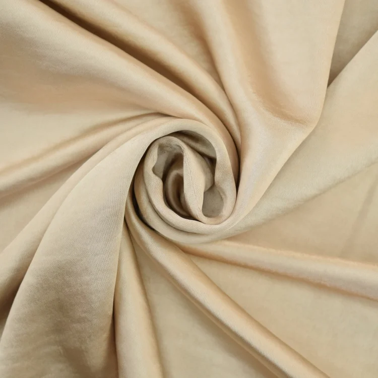 Stretch Satin Uni, creme