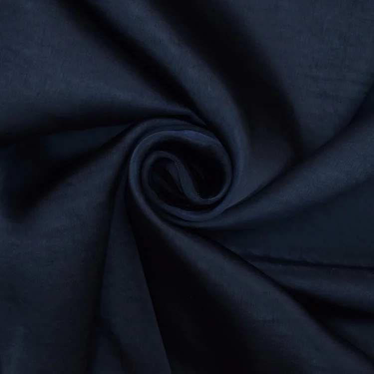 Stretch Satin Uni, dunkelblau