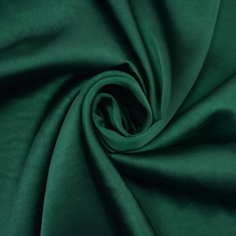 Stretch Satin Uni, dunkelgrün