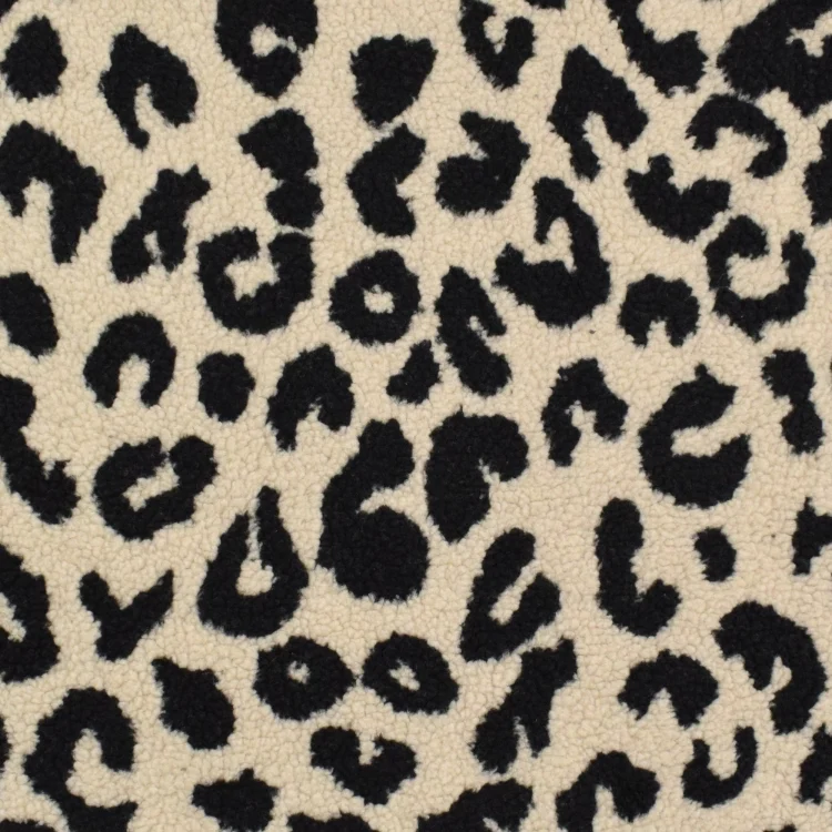 Teddyplüsch Animal Print, creme