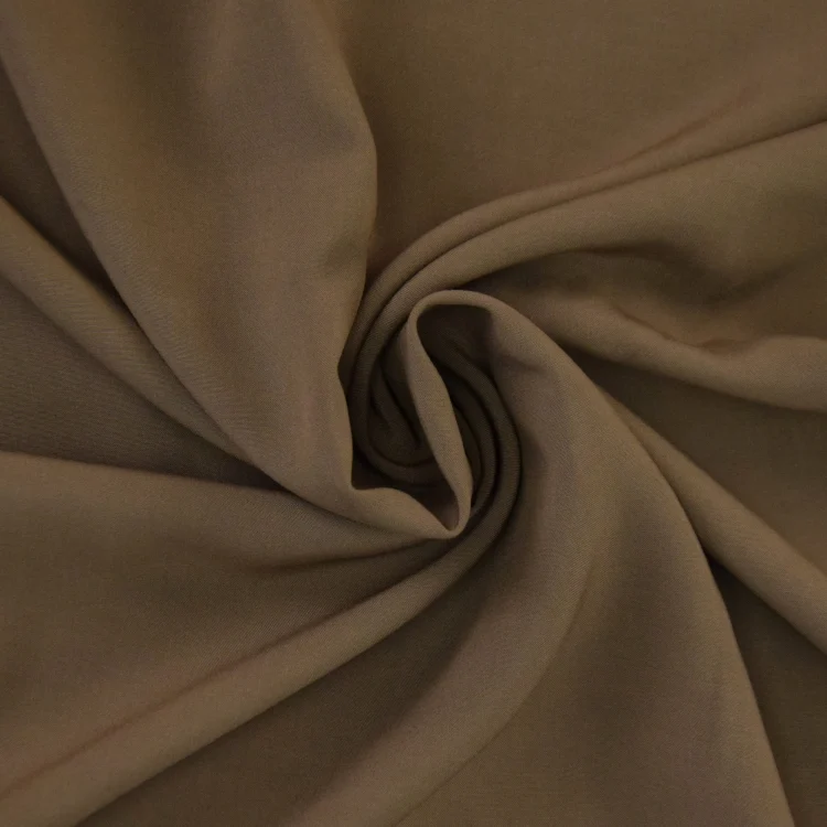 Viskose Voile uni, dunkeltaupe