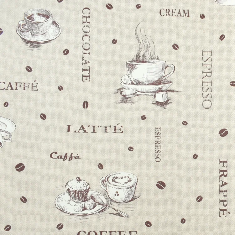Wachstuch Caffeé, beige