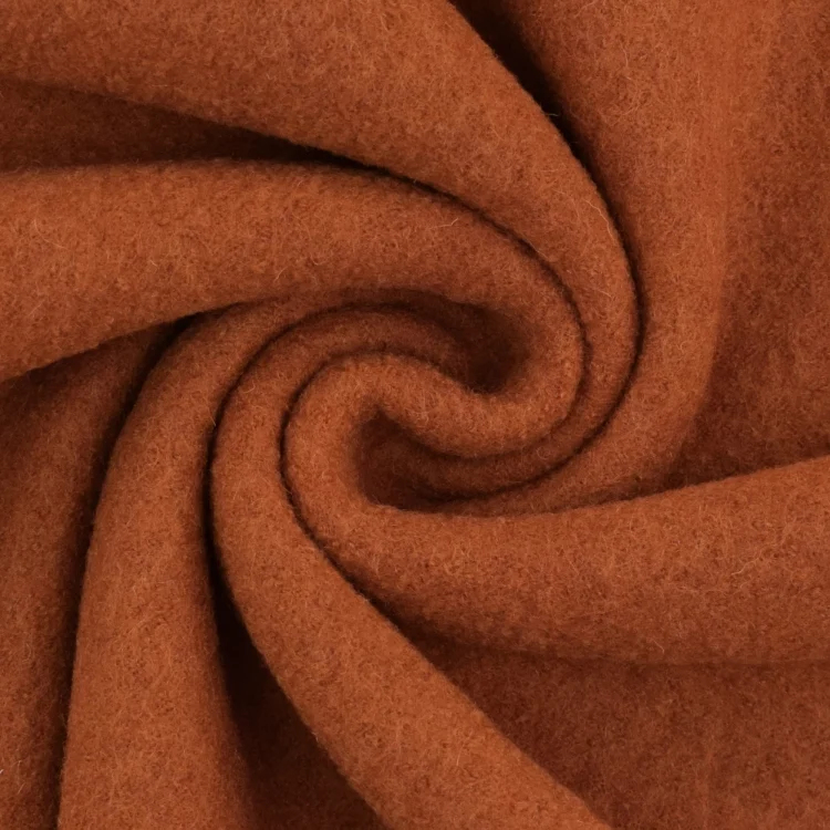 Walkloden meliert, terracotta
