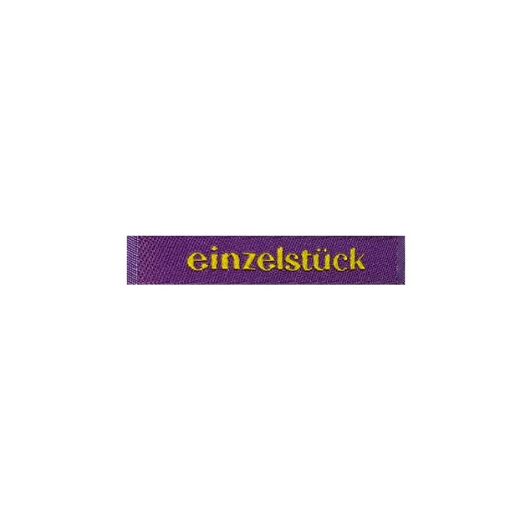 Webetikett einzelstück, lila