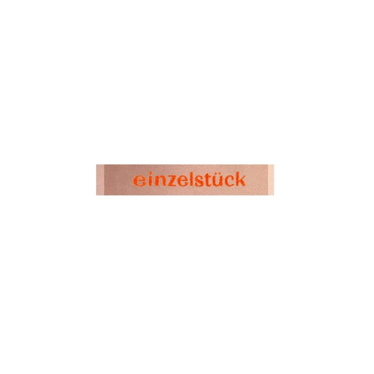 Webetikett einzelstück, orange