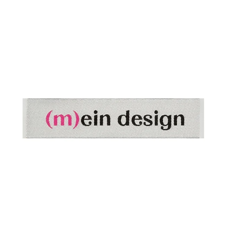 Webetikett (m)ein design, weiss