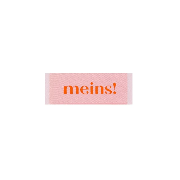 Webetikett Meins!, rosa